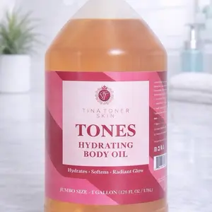 TINA TONER Tones 1 big Gallon  wholesale NOURISHING BODY OIL papaya Skincare 1 Gallon