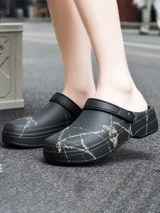 New Unisex Eva Nurse Shoes Comfortable Lightweight Casual Wear, Indoor Outdoor Slip-On Large Size Slippers All Seasons Slipper Straps, Lightweight Beach Slippers