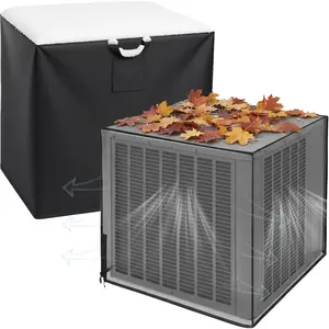 2 count Air Conditioner Covers for Outside Window Central Air Protector Full Mesh HVAC Cover  Ac Unit Covers Outdoor for  Seasons Summer Winter(32"x32"x36")