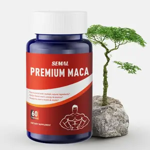 SEMAL Powerful Maca Capsules - 40 times the most potent maca for men - 60 capsules, made in the USA-afs
