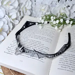 Fantasy dragon crown, 3D printed tiara, lightweight cosplay accessory for adults