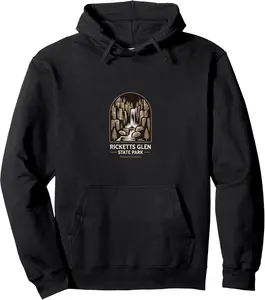 Ricketts Glen State Park Pennsylvania Hiking Trails Pullover Hoodie