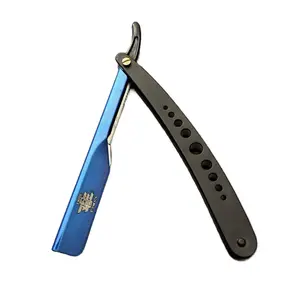 All Purpose Straight Edge Razor Hair, Mustache, and Beard Shaver Folding Barber Razor