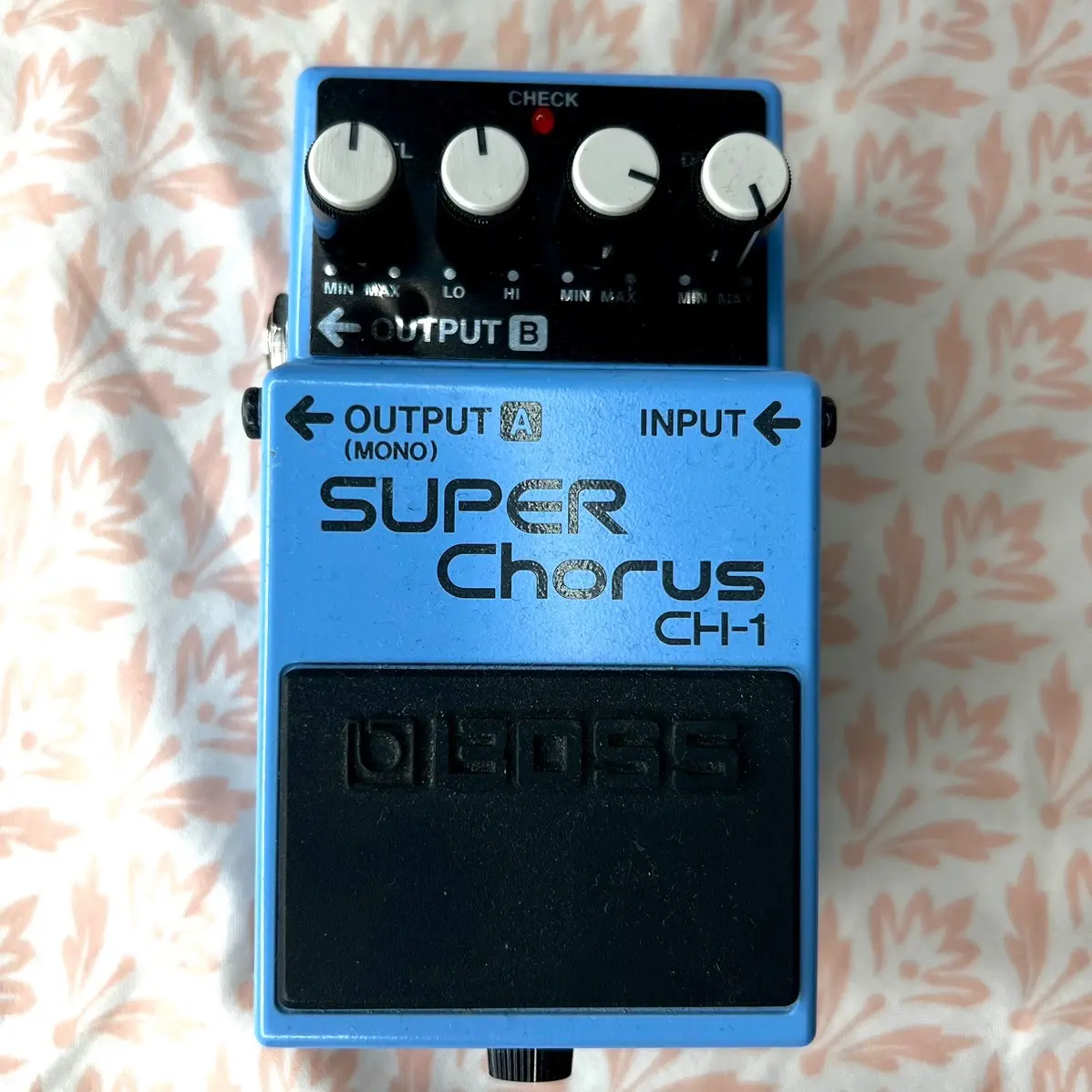 Boss ch-1 stereo super shorus pedal Boss ch-1 stereo super shorus pedal