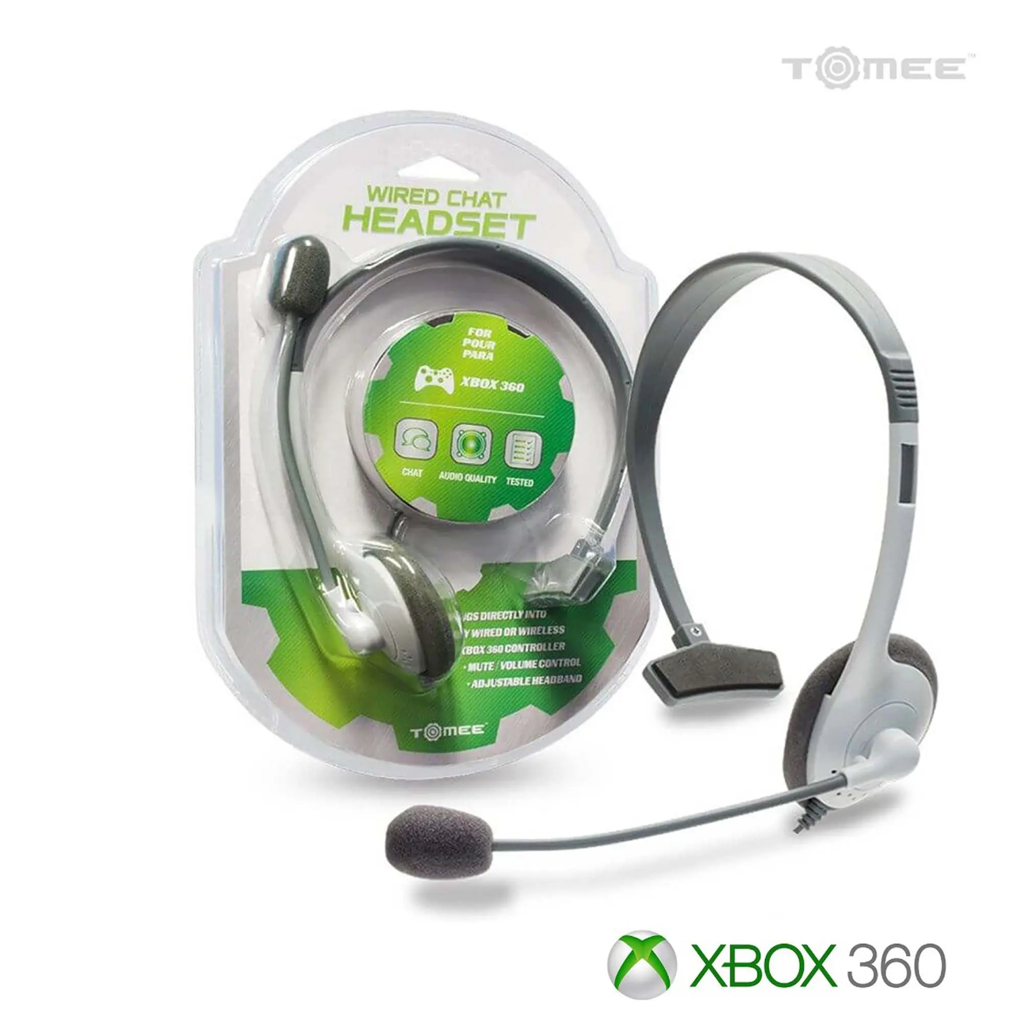 Hyperkin Microphone Headset for Xbox 360 — Wired Chat Headset