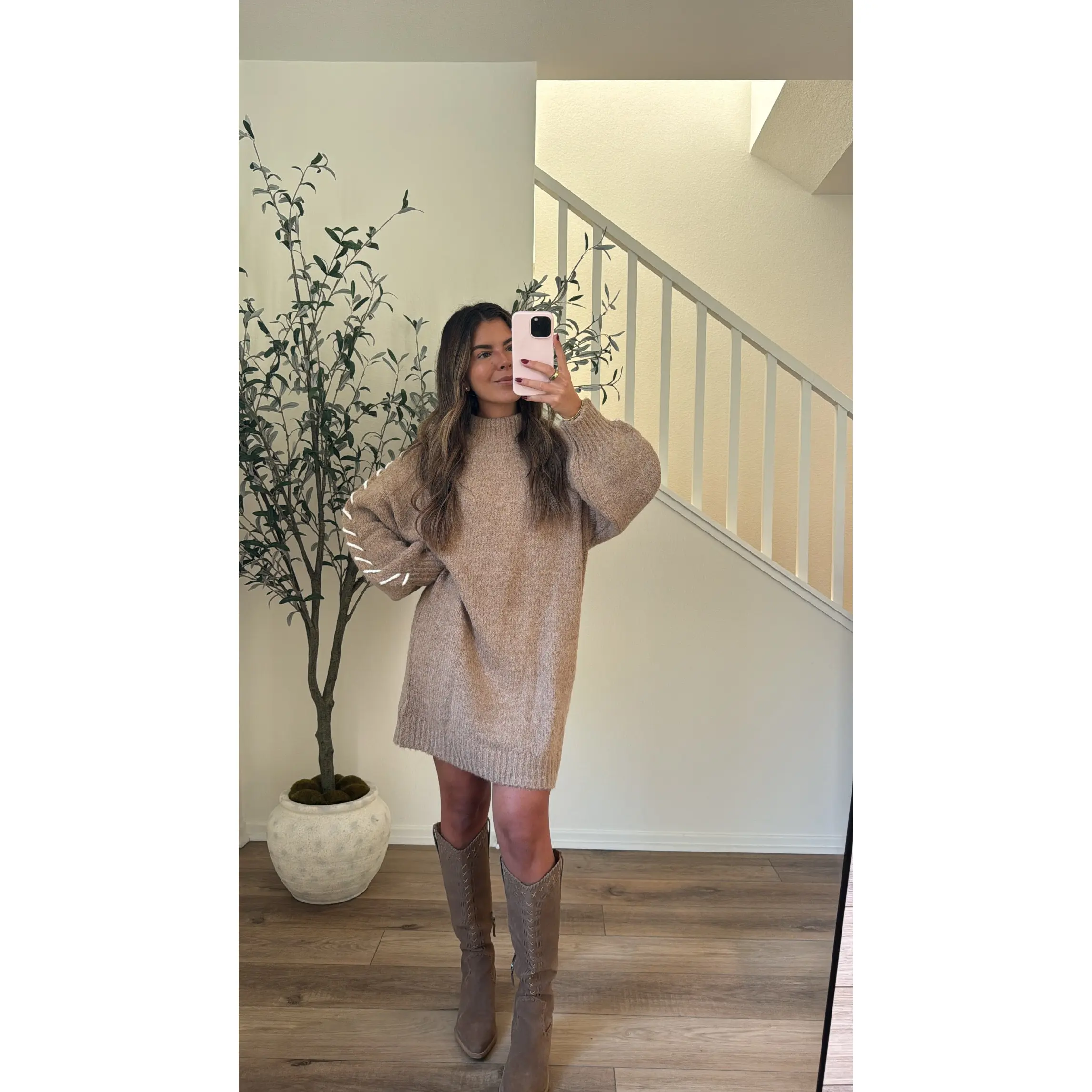 Gingerbread Knit Dress