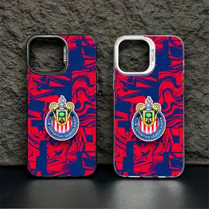 Chivas Guadalajara Mexican football club Casing For iPhone 17 16 15 14 13 12 11 PRO PLUS MAX Samsung S25 S24 S23 S22  S21 FE Plus Ultra 5G Hard PET PC Anti-Drop Protective Camera Protection Tough Phone Cases Shell  L1736