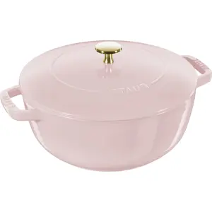 Staub Enameled Cast Iron French Oven, 5-qt Dutch Oven, serves 5-6, Made in France