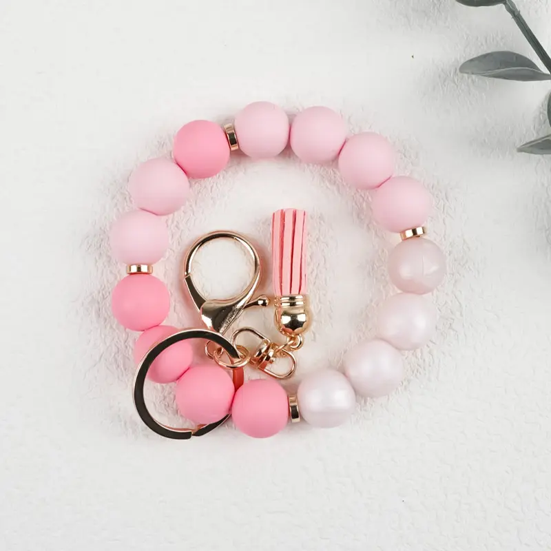 Sweet Cool Beaded, Soft, Various Design Details, Hangs Keys and Bags, Versatile Gift for Friends, Teacher's Day, Holidays, Beaded Tassel Keychain Bag Pendant