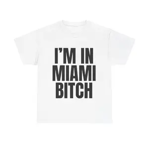 Y2k 2000s Vintage Funny Miami Tee