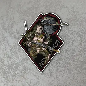 Scout Sticker Outdoor Adventure Explorer Style Vinyl Decal Waterproof Laptop Car Bottle Sticker Gift for Hiking Camping Fans