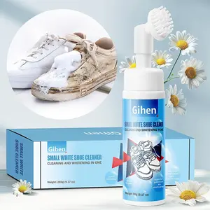 Non-Toxic Shoe Foam Cleaner, Quick Stain Removal, Multi-Purpose for, Yellowed Leather, Sports Shoes, Boots, Car Interior