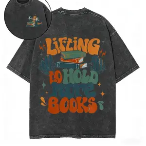 Women's Short-Sleeve Round Neck Cotton T-Shirt - Comfortable Soft Bookish Pump Cover, Weightlifting Nerd Motivational, Streetwear Teddy Garment for Gym Lovers & Casual Wear