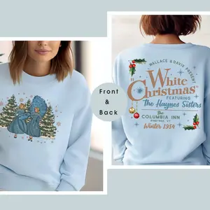 White Christmas 1954 Sweatshirt Hoodie, White Christmas Sweatshirt, Winter 1954 Sweater, Christmas Movie Sweater, Wallace and Davis, Haynes Sisters Shirt, Columbia Inn Shirt, Christmas Tree Sweatshirt, Merry Christmas Shirt