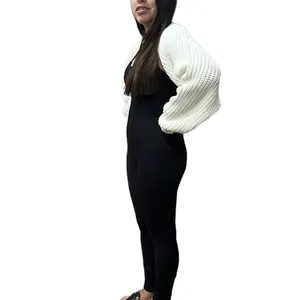 Jumpsuit Leg Shaper Mid Thigh Shaper Shapewear Corset Waist Cincher Waist Cincher Black