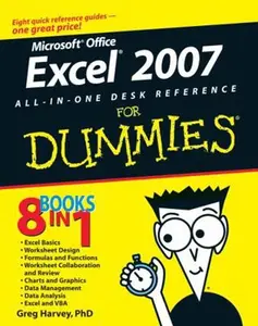 USED-Excel 2007 All-In-One Desk Reference for Dummies by Harvey, Greg (Paperback)