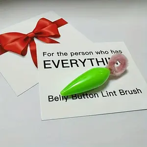 Funny Belly Button Lint Brush, Creative Gag Gift, Perfect Surprise for Christmas & Parties