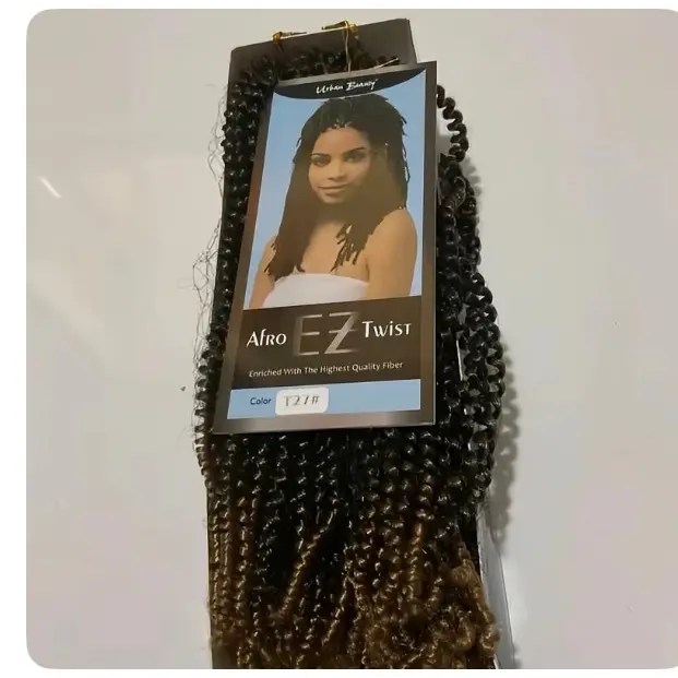 Urban Beauty Afro EZ Twist Braiding Synthetic Hair Extensions color brown