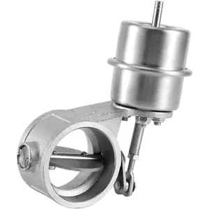 Vacuum Valve 2in 51mm Cutout Pipe Vacuum Actuator Activated Exhaust Cutout Car Exhaust Control Valve Universal Air Vent Outlet Fit for Car
