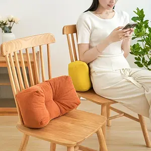 Luxury Lumbar Neck Pillow Soft Support Cushion for Students and Office Workers, Casual Office Seat Pad, Comfortable Backrest