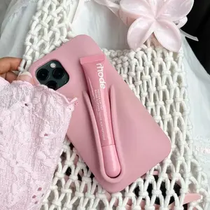 Lip Balm Groove Protective Case for IP 17/16/15/14/13/12/11 Pro Max Soft Shockproof Cover with Slim Grip and Daily Camera Protection