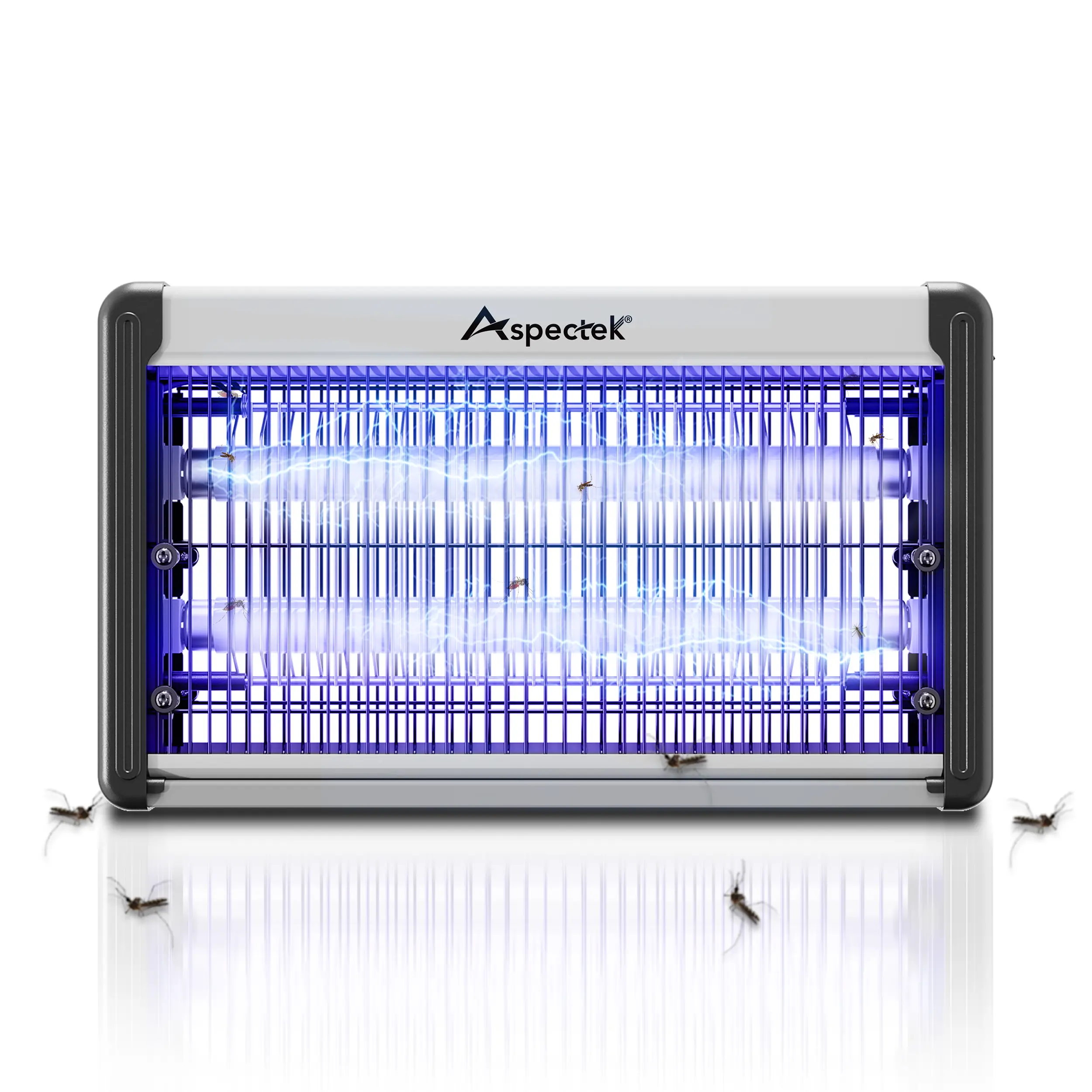 Aspectek Electric Indoor Bug Zapper 10W, Upgraded UV-LED Bug Lamp Zapper, LED Bug Fly Zapper for Mosquitoes, Flies, Moths, for Indoor Use
