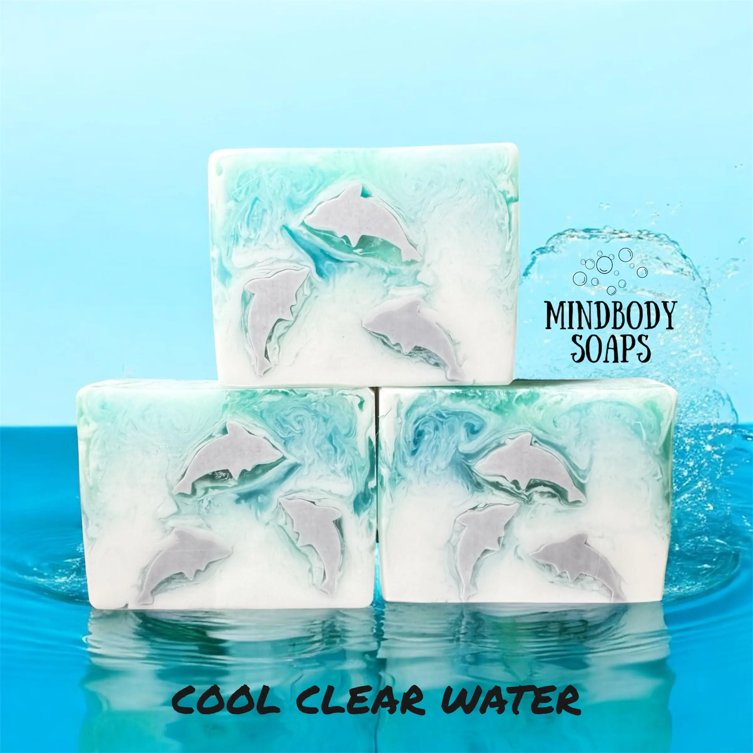 Cool Clear Water Soap ~ Skin-loving Ingredients ~ Handcraft Artisan Soap Bar ~