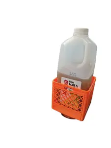 Half Gallon Cup Holder | Classic Milk Crate | Icy Tea / Truck Storage