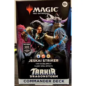 Magic The Gathering Tarkir Dragonstorm Commander Deck- Jeski Striker