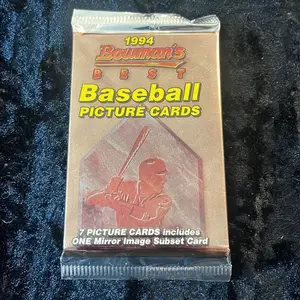 One Pack of 1994 Bowman’s Best MLB Baseball Trading Cards