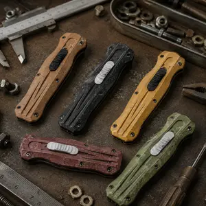3320 Folding Utility Pocket Knife, Aluminum Handle D2 Steel Blade, Portable EDC Tool for Camping Driving Daily Outdoor Use, Practical Gift for Outdoor Enthusiasts