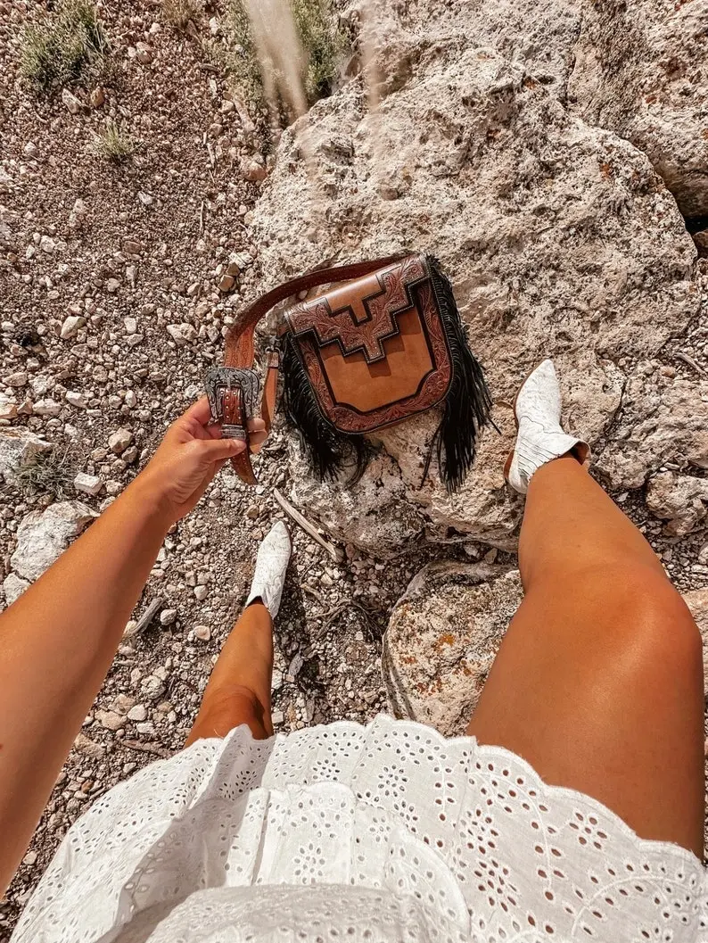 The Austin a Haute Southern Hyde by Beth Marie Exclusive Leather Purse