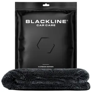 BLACKLINE SLIM TWISTED-LOOP DRYING TOWEL - Ultra-Absorbent Car Drying Towel Made With A Twisted-Loop Microfiber Weave, 800 GSM Premium Microfiber