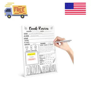 Book Review Notepad - 100th Day of School 50 Sheets