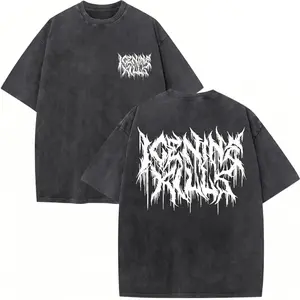 ICE NINE KILLS Death Metal Washed Cotton T-Shirt |   Vintage Distressed
