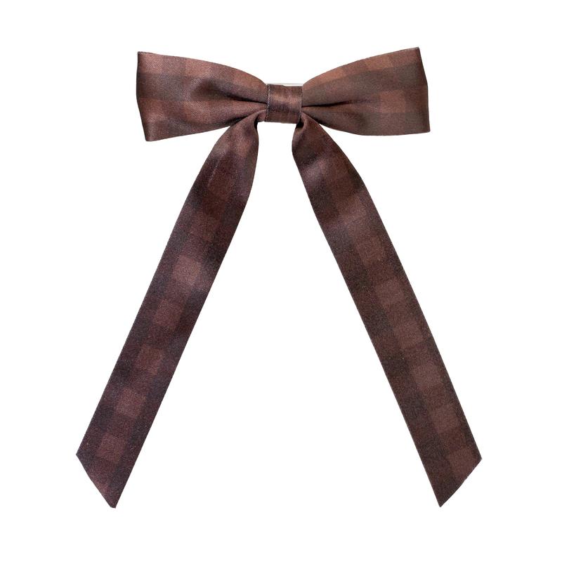 Bow Barrette in Fireside