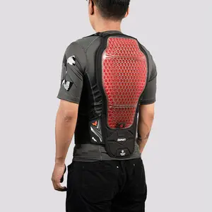 Du Han DH-015 Motorcycle Single Back Protector, CE2 Certified Off-Road Protective Gear with Built-In Straps for Back and Waist Anti-Fall Protection