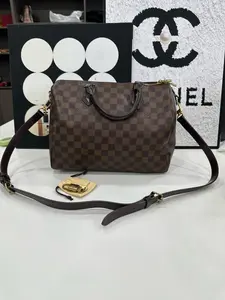Pre-owned Louis Vuitton Damier Ebene Speedy Bandoulière 30 – AA4125