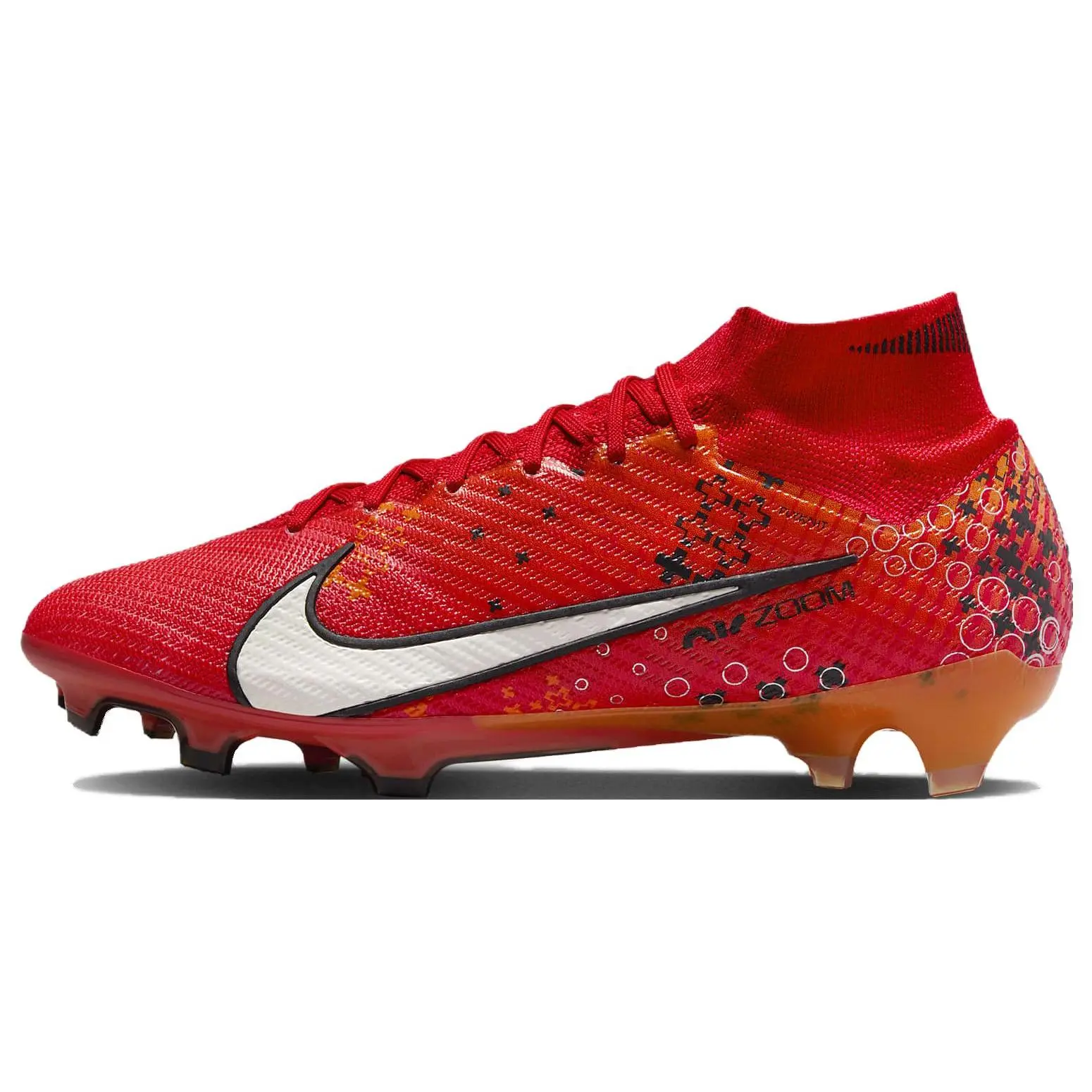 Nike Zoom Superfly 9 Mds Elite FG Dream Speed Light Crimson Soccer Cleats Unisex Bright Mandarin Black Pale Ivory FD1157-600