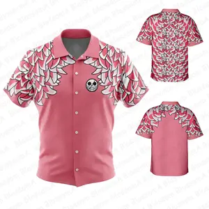 Hawaiian Shirt - Donquixote Doflamingo 3 Back Options - 4B Silk Fabric - Unisex - OnePiece Graphic Design - Casual Shirt #hawaiianshirt #hawaiianshirts #onepiece #Doflamingo #dressrosa #Doffy