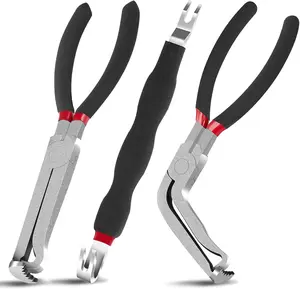 3 Packs Connector Removal Tool for Wiring Harness, 60° & Straight Automotive Disconnect Pliers with Separator for Car Truck SUV