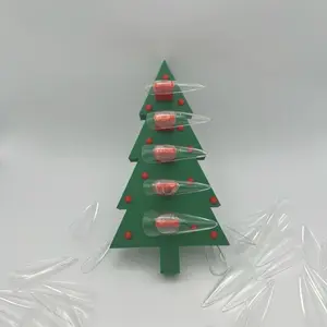 Holiday Tree 5-Nail Tip Stand/Display! Green and Red