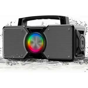 Speakers  ,160W Max Loud Bass Outdoor Speaker, IPX7 , Boombox Sound,  Day ,  TWS Pairing Speaks Portable for Party, Outsides, Beach,Garage