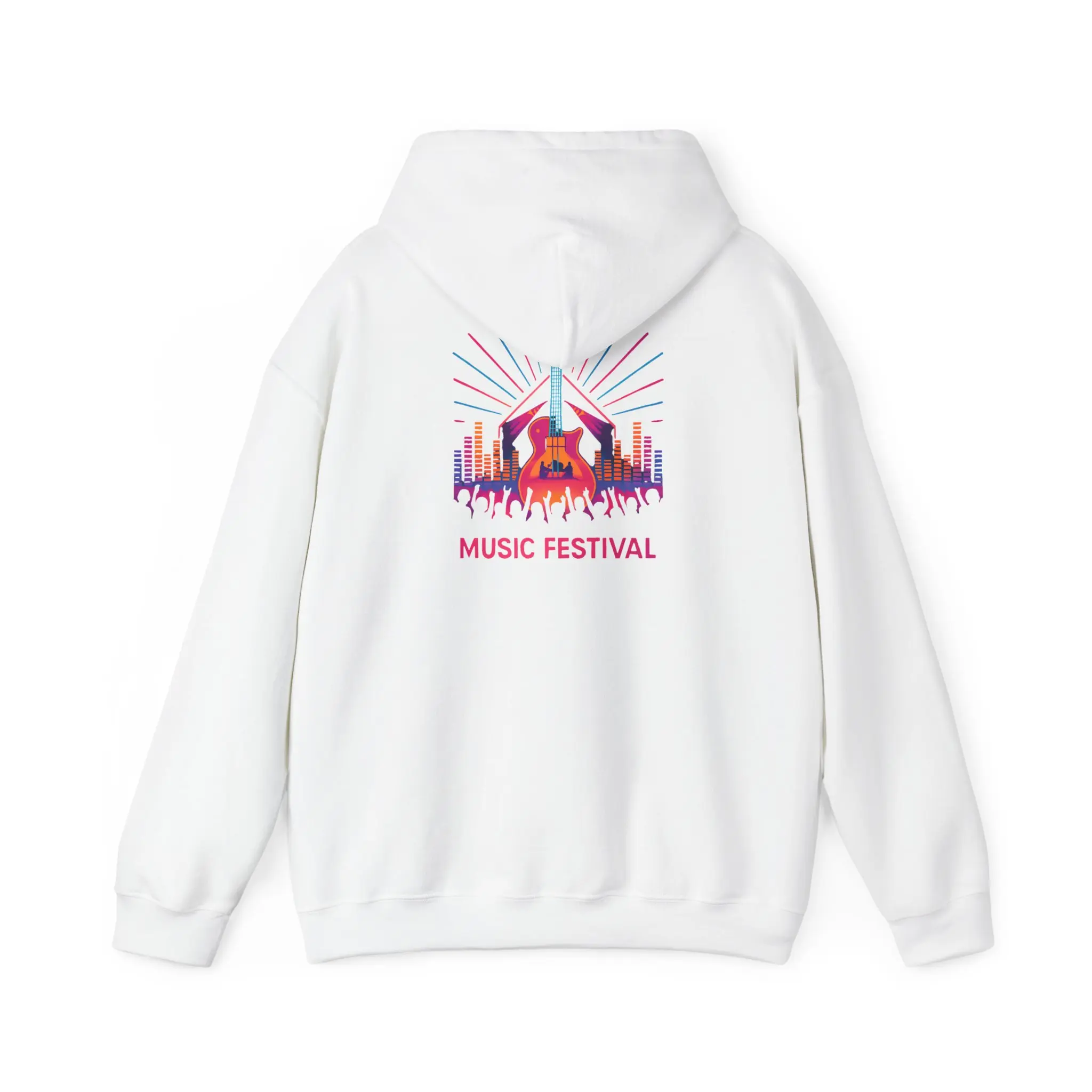 Howdy Music Festival Unisex Heavy Blend Hoodie, Casual Streetwear, Festival Sweatshirt, Beach Wear, Graphic Hoodie