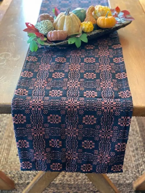 GETTYSBURG Pumpkin/Black 34" Square Tablecloth