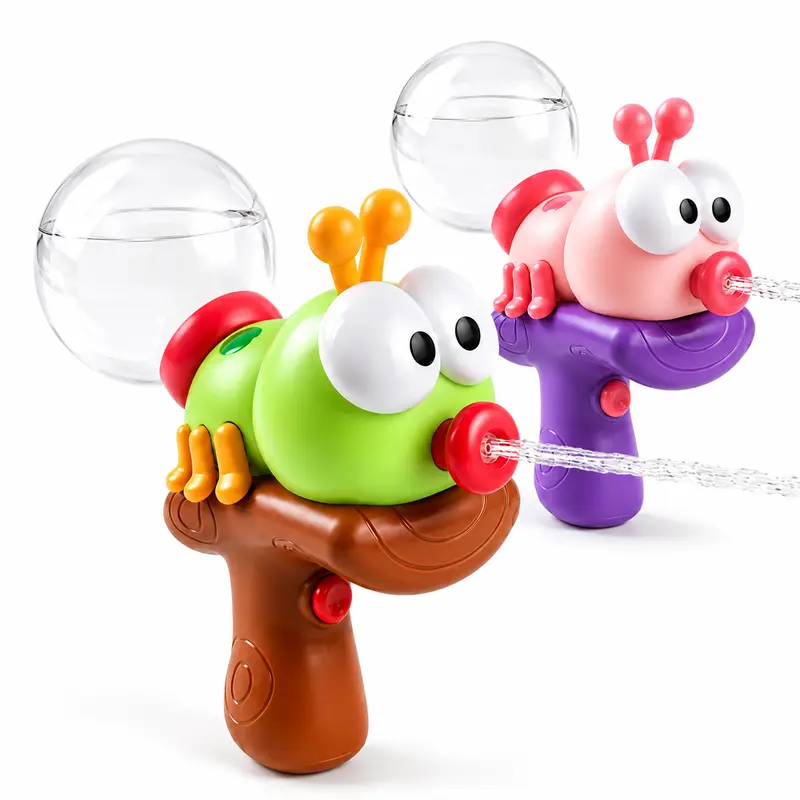 Electric Water Blaster Toy for Kids, Automatic Summer Water Toy with Large Capacity Water Drum, LED Light Effects & Long Range Spray, Pool Beach Backyard Outdoor Toy for Boys Girls