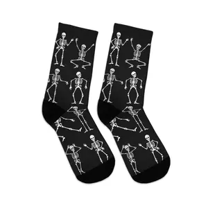 Halloween Skeleton Socks -Recycled and FREE SHIPPING