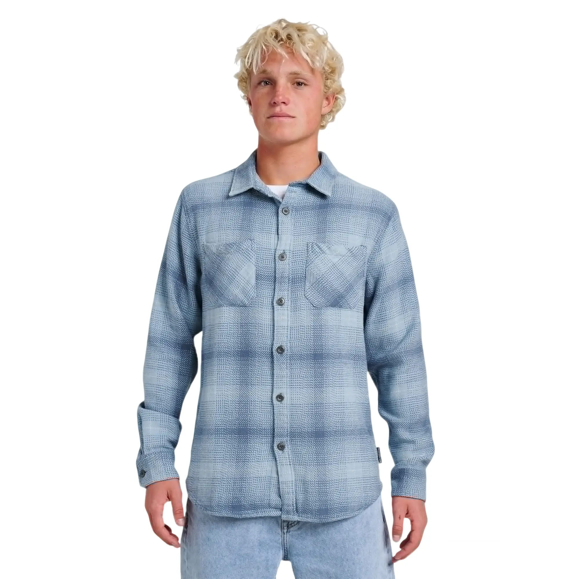 Quiksilver | Avalon Long Sleeve Flannel Shirt | Lived-In Soft Washed Cotton, Outdoor Surf Casual Long Sleeve Plaid Quiksilver | Avalon Long Sleeve Flannel Shirt | Lived-In Soft Washed Cotton, Outdoor Surf Casual Long Sleeve Plaid
