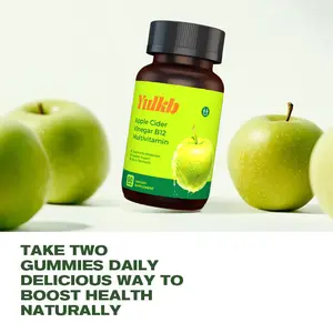 Yulkb Bunny Organic Apple Cider Vinegar Gummies Daily Supplement for Digestion Gut Health & Energy Clean Natural Formula Edible Delicious 30 Gummies US Made with Guarana Zinc Milk Thistle