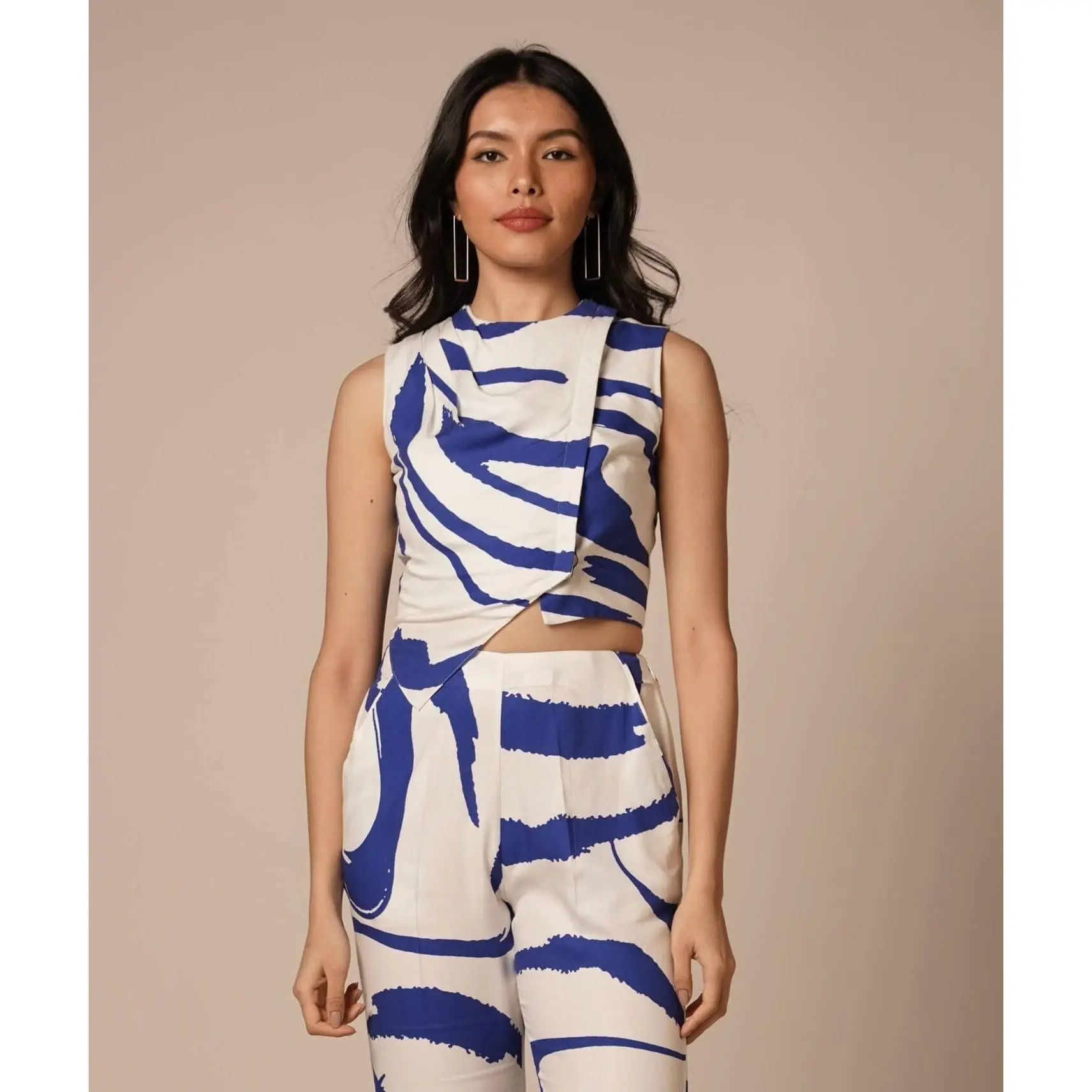 Cora draped vest